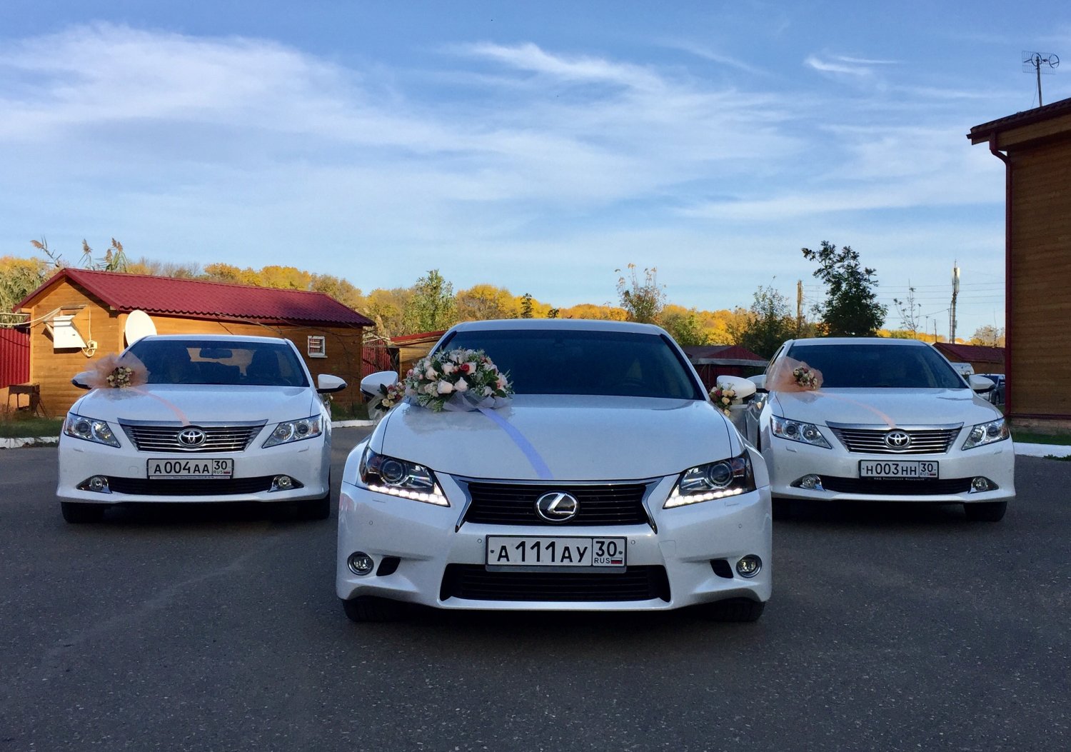Фирма "А.L.T."&nbsp;Свадебный кортеж Lexus фирма "А.L.T." : 