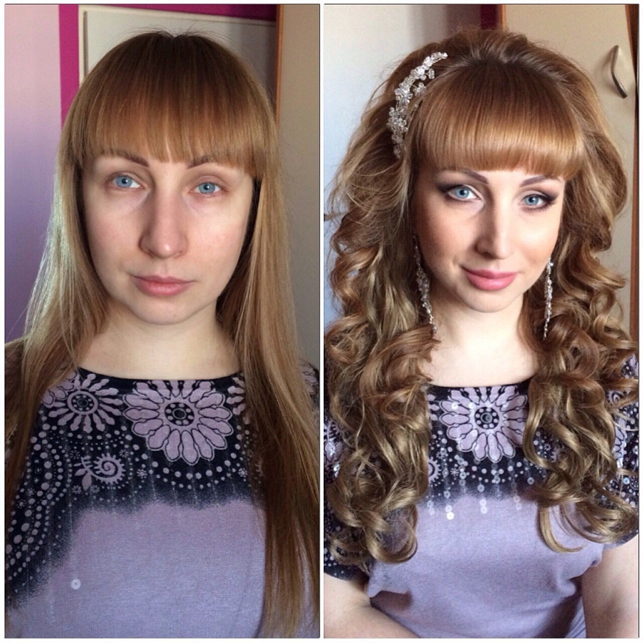 Мои клиенты ДО и ПОСЛЕ&nbsp;Janine Make-up & Hair : 