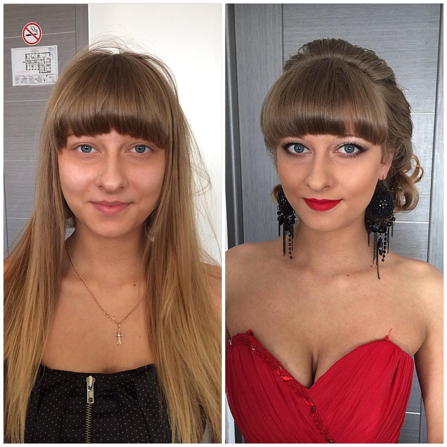 Мои клиенты ДО и ПОСЛЕ&nbsp;Janine Make-up & Hair : 