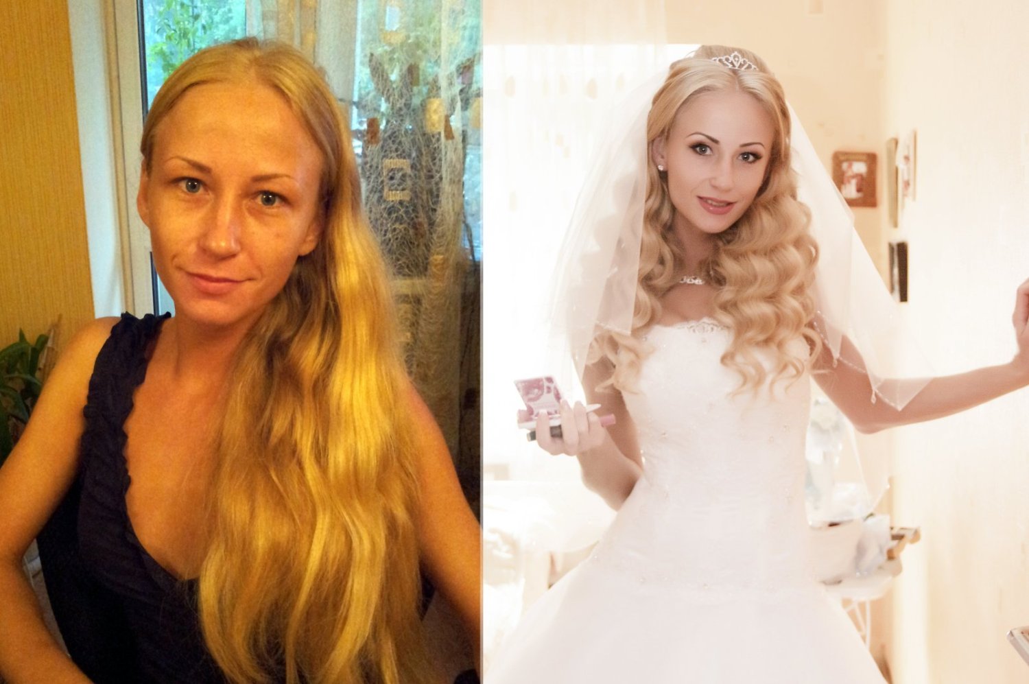 Мои клиенты ДО и ПОСЛЕ&nbsp;Janine Make-up & Hair : 