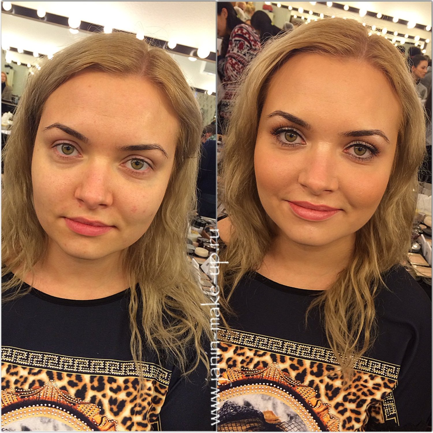 Мои клиенты ДО и ПОСЛЕ&nbsp;Janine Make-up & Hair : 