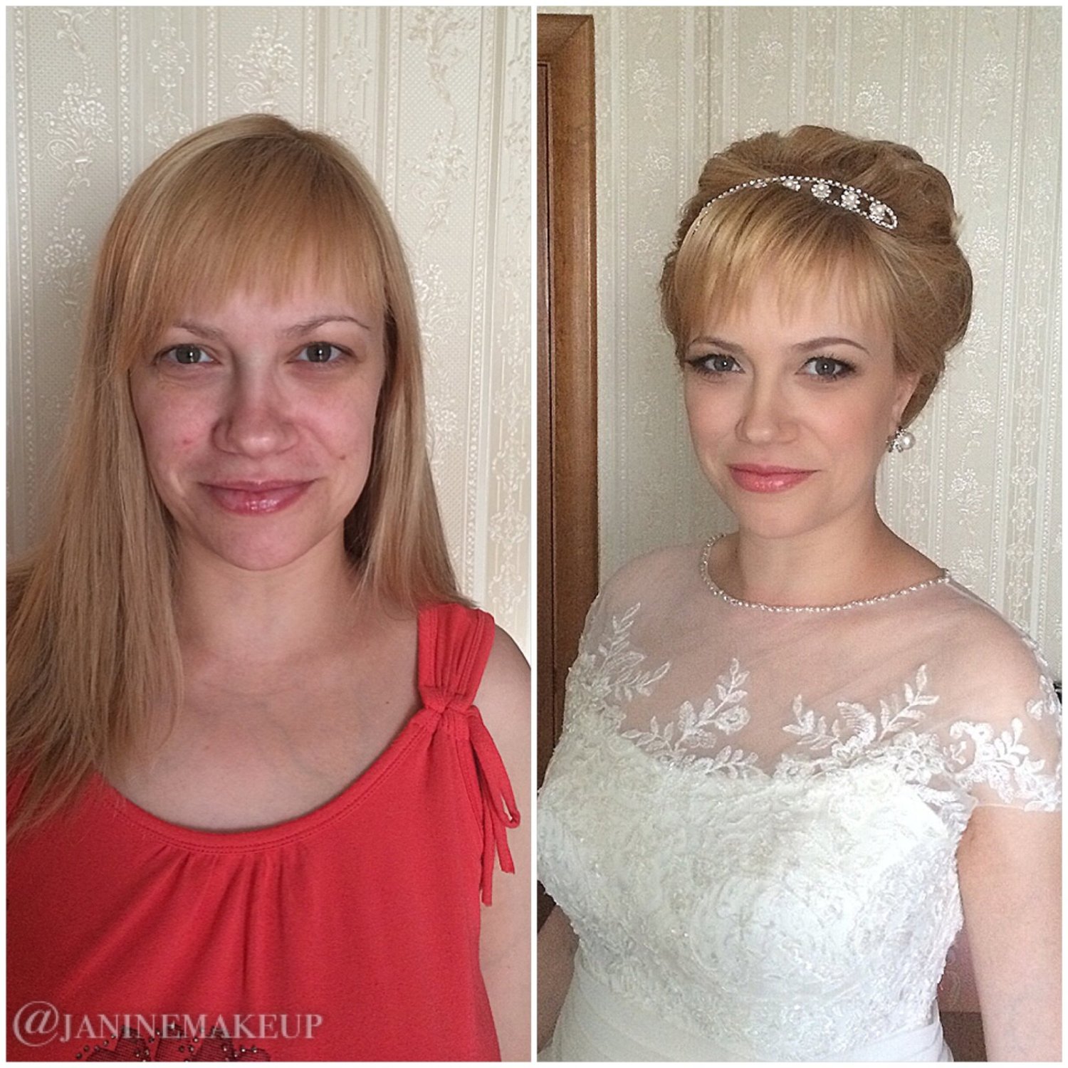 Мои клиенты ДО и ПОСЛЕ&nbsp;Janine Make-up & Hair : 