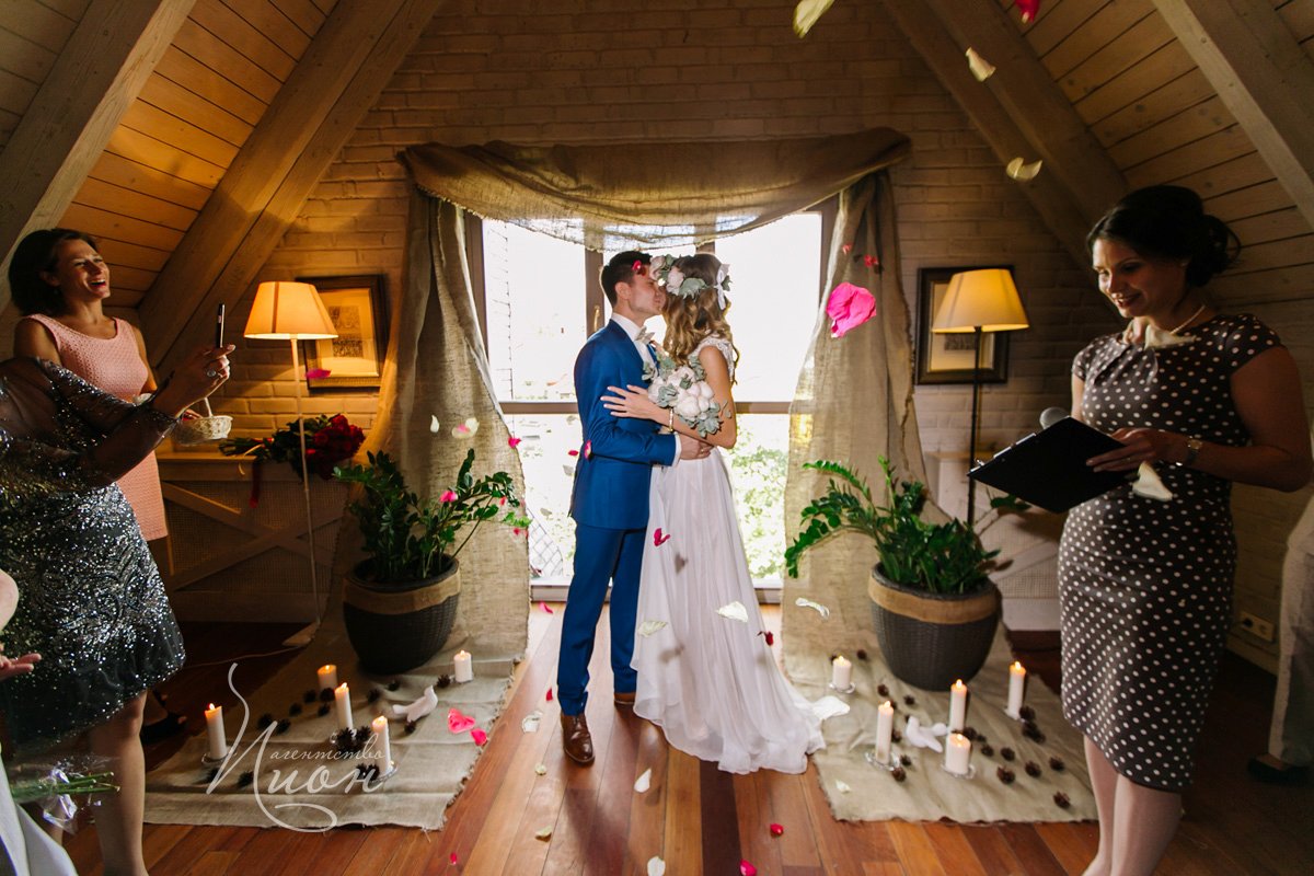 Свадьба в эко стиле&nbsp;Праздничное агентство ПИОН : 