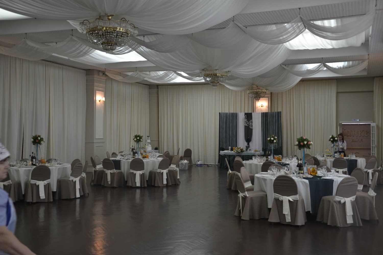дизайн банкетных залов&nbsp;Violet wedding dekor : 