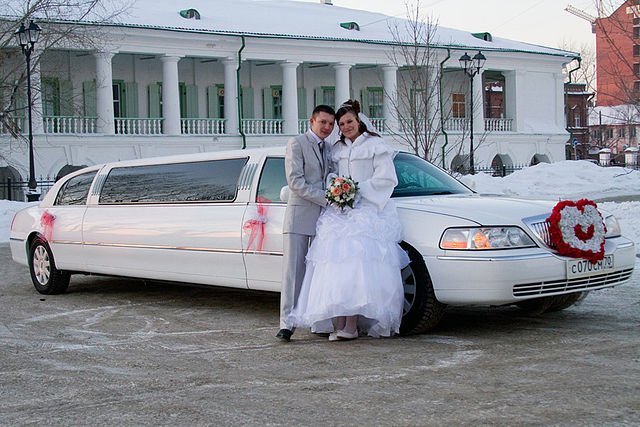 Лимузины&nbsp;Томские Лимузины. Свадебный кортеж. : 