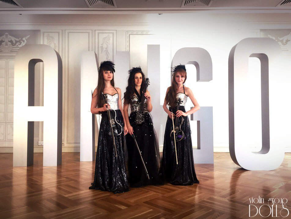 Инструментальное электро шоу&nbsp;Violin Group DOLLS - скрипичное шоу и фоновая музыка : 